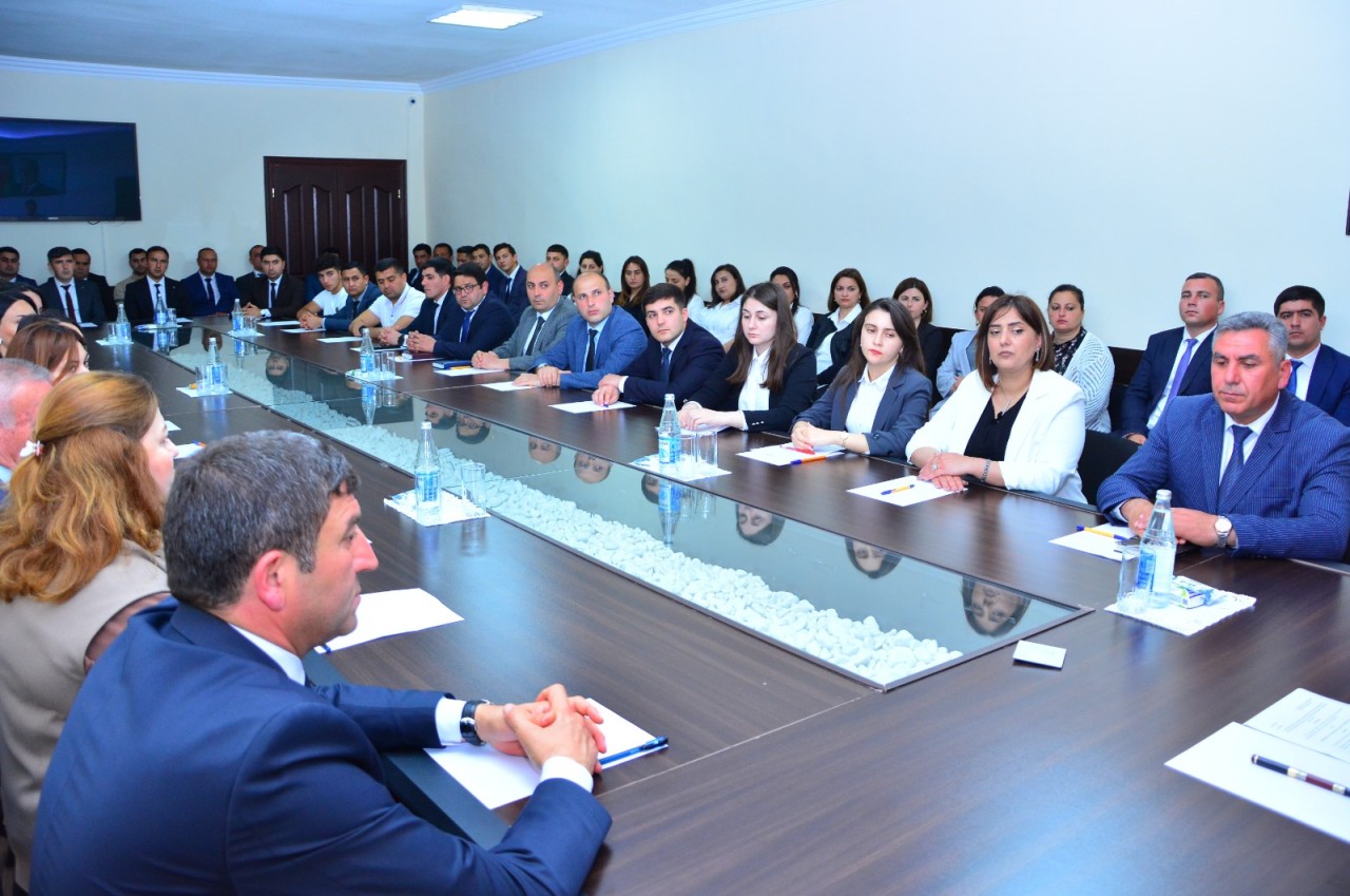 Ağstafada Heydər Əliyevə həsr olunmuş tədbir keçirilib - FOTOLAR